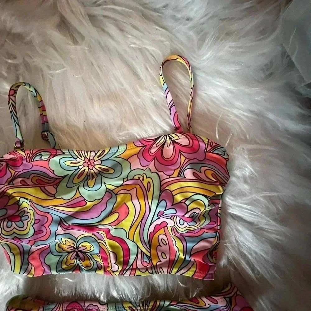 JUNIOR SIZE NO BOUNDARIES 3/5 2 PC BATHING SUIT EUC - Picture 8 of 10